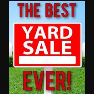 Yard sale this Saturday - Sept 25th